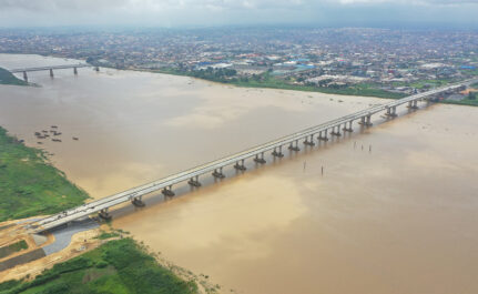 Second niger Bridge in Asaba and Onitsha in South eastern part of Nigeria